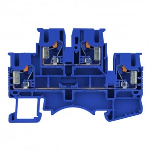 Złączka szynowa zaciskowa niebieska 2,5mm2 2-piętrowa 4-przewodowa 5781 - Kostki, złączki, wtyczki - miniaturka - grafika 5