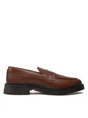 Półbuty męskie - Tommy Hilfiger Loafersy Comfort Lwt Lth Loafer FM0FM05089 Brązowy - miniaturka - grafika 1