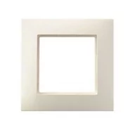 Klawisze i ramki - Ospel Ramka pojedyncza Ecru Aria - R-1U/27 - miniaturka - grafika 1