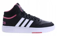 Trampki damskie - Buty damskie adidas Hoops 3.0 MID W IG7896 - miniaturka - grafika 1