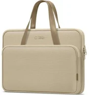 Torby na laptopy - Tech-Protect Torba na laptopa 13" / 14", Carrying Bag, beżowa - miniaturka - grafika 1