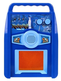 Gitara z akcesoriami dla dzieci 6+ Niebieski zestaw muzyczny Wzmacniacz + Mikrofon - Zabawki interaktywne dla dzieci - miniaturka - grafika 4