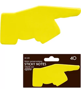Grand Ateneum Notes samoprzylepny GR-40R ręka - Notesy i bloczki - miniaturka - grafika 2