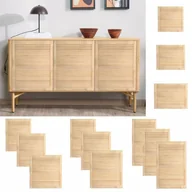 Gadżety  do biura - Drzwi żaluzjowe, 4 szt., lite drewno sosnowe, 61,5 x 49,4 cm V-151120 - miniaturka - grafika 1