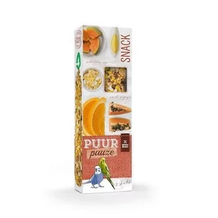 Puur Karma puur Stick owoce & EI do wałka papugi, 2er Pack (2 X 60 G) 163-440261 - Przysmaki dla ptaków - miniaturka - grafika 1