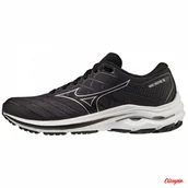 Buty trekkingowe męskie - Buty biegowe MIZUNO WAVE INSPIRE 18(M) Black/Silver/Ebony - miniaturka - grafika 1