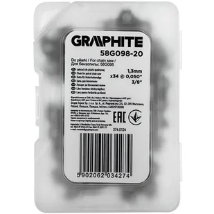 Łańcuch do piły GRAPHITIE 58G098-20 - Akcesoria do elektronarzędzi - miniaturka - grafika 1