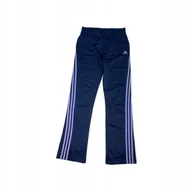Spodnie damskie - Spodnie damskie dresowe granatowe ADIDAS S - miniaturka - grafika 1