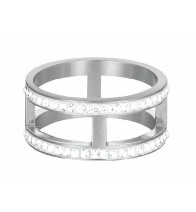 ESPRIT Women's ESRG02687A190 Ring White Zirconia Size 52 (16.5)