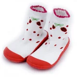 Kapcie damskie - Kapcie - skarpetki z gumową podeszwą r. 20 - miniaturka - grafika 1