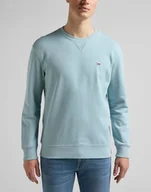 Bluzy męskie - LEE PLAIN CREW SWS MĘSKA BLUZA LOGO RUST L81ISPUK 112145597 - Lee - miniaturka - grafika 1