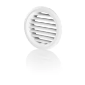 Kratki wentylacyjne - Kratka wentylacyjna drzwiowa 80 mm centralna biała - miniaturka - grafika 1
