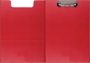 Forofis Klip board z metalowym klipsem A4 zamykany 91245 czerwona PVC - Deski z klipsem - miniaturka - grafika 1