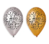 Kubki dla dzieci - GoDan Balony Premium, Happy New Year, 12", 6 szt. - miniaturka - grafika 1