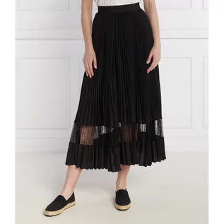 Spódnice - Karl Lagerfeld Spódnica mesh pleated evening skirt - grafika 1