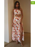 Koszulki i topy damskie - LA Angels 2-częściowy zestaw w kolorze czerwono-pomarańczowo-białym - miniaturka - grafika 1