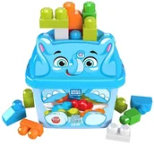 Klocki - Mega Bloks pojemnik z klockami Niebieski słoń # z wartością produktów powyżej 89zł! - miniaturka - grafika 1