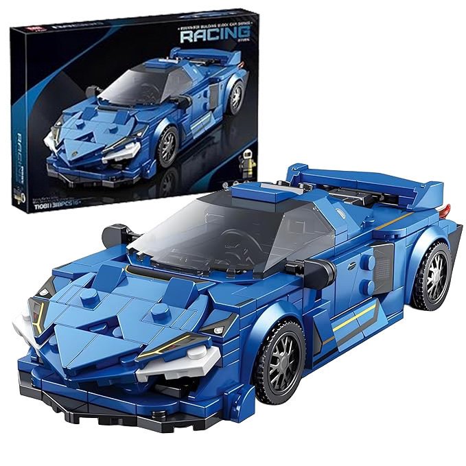 KLOCKI SAMOCHÓD AUTO WYŚCIGOWE sportowe POJAZD ZESTAW KLOCKÓW 318