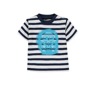 Bluzki damskie - Chłopięca Bluzka Z Krótkim Rękawem, szary, rozmiar 56 - miniaturka - grafika 1