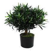 Sztuczne drzewka - Leaf Sztuczne małe drzewko bonsai, 150 cm naturalna palma, 40 cm - miniaturka - grafika 1