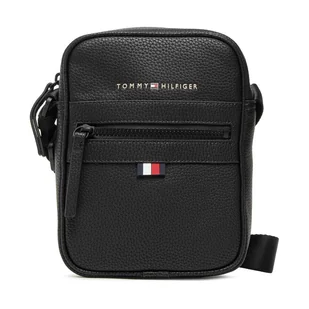 Saszetka Tommy Hilfiger Essential Pu Mini Reporter AM0AM09504 Czarny - Torby męskie - miniaturka - grafika 1