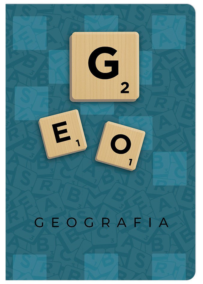 ZESZYT A5 GEOGRAFIA, 60 KARTEK, KRATKA, SCRUBLE, ŚCIĄGA BENIAMIN / REXUS