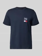 Koszulki męskie - T-shirt z czystej bawełny w kroju regular fit model 'BRAND LOVE TEXT' - miniaturka - grafika 1