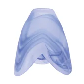 Dom i wnętrze OUTLET - Biało-niebieski klosz, stożek K-HP-LX-084 NIEBIESKI MAZ KLOSZ (｡◕‿◕｡) - miniaturka - grafika 1