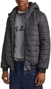 Pepe Jeans Męska kurtka puchowa Billy Marl, Szary (szary Marl), M - Kurtki męskie - miniaturka - grafika 1