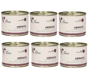 4T Veterinary Diet VETEXPERT Veterinary Diet Hepatic Dog 6x200g 39989-uniw - Mokra karma dla psów - miniaturka - grafika 1