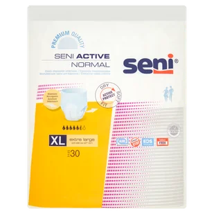 Seni Majtki chłonne Active Normal (4) Extra Large 30szt. - Pieluchy dla dorosłych - miniaturka - grafika 2