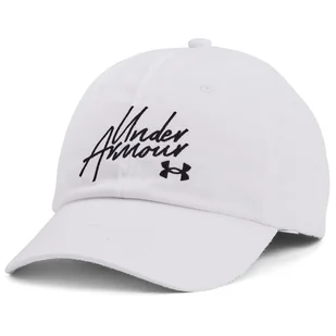Damska bejsbolówka Under Armour Favorites Hat Rozmiar: UNI / Kolor: biały/czarny - Czapki damskie - miniaturka - grafika 1