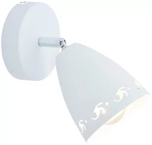 Candellux Kinkiet lampa ścienna spot Coty 1x40W E14 biały mat 91-67111 - Lampy ścienne - miniaturka - grafika 1