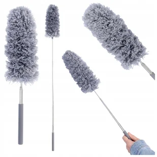 Miotełka do kurzu teleskopowa 81cm do sprzątania pajęczyn kurzawka szczotka - Miotły, szufle, mopy - miniaturka - grafika 1