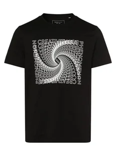 Tom Tailor Denim - T-shirt męski, czarny - Koszulki męskie - miniaturka - grafika 1