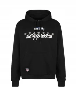 Bluza męska z kapturem NEW ERA NFL Seattle Seahawks rozmiar XL, czarna - Bluzy męskie - miniaturka - grafika 1