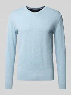 Sweter o kroju regular fit z czystej bawełny - Swetry męskie - miniaturka - grafika 1