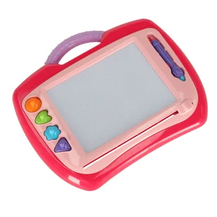 Tablica magnetyczna tablet do rysowania znikopis stempelki różowy XL - Tablice dla dzieci - miniaturka - grafika 6