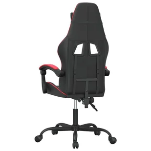 Lumarko Fotel gamingowy, czarno-czerwony, sztuczna skóra - Fotele gamingowe - miniaturka - grafika 6