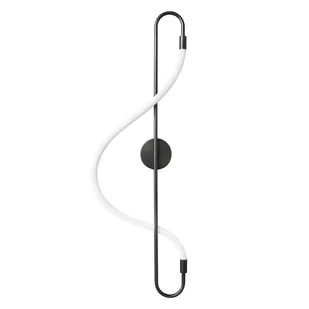 Ścienna lampa salonowa Essa ST-B3554 black LED 9W 3000K metal biały czarny - Lampy ścienne - miniaturka - grafika 1