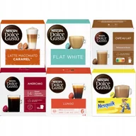 Kawa w kapsułkach i saszetkach - Zestaw Kapsułek do Dolce Gusto Nescafe MIX 96 sztuk 6x16 - miniaturka - grafika 1