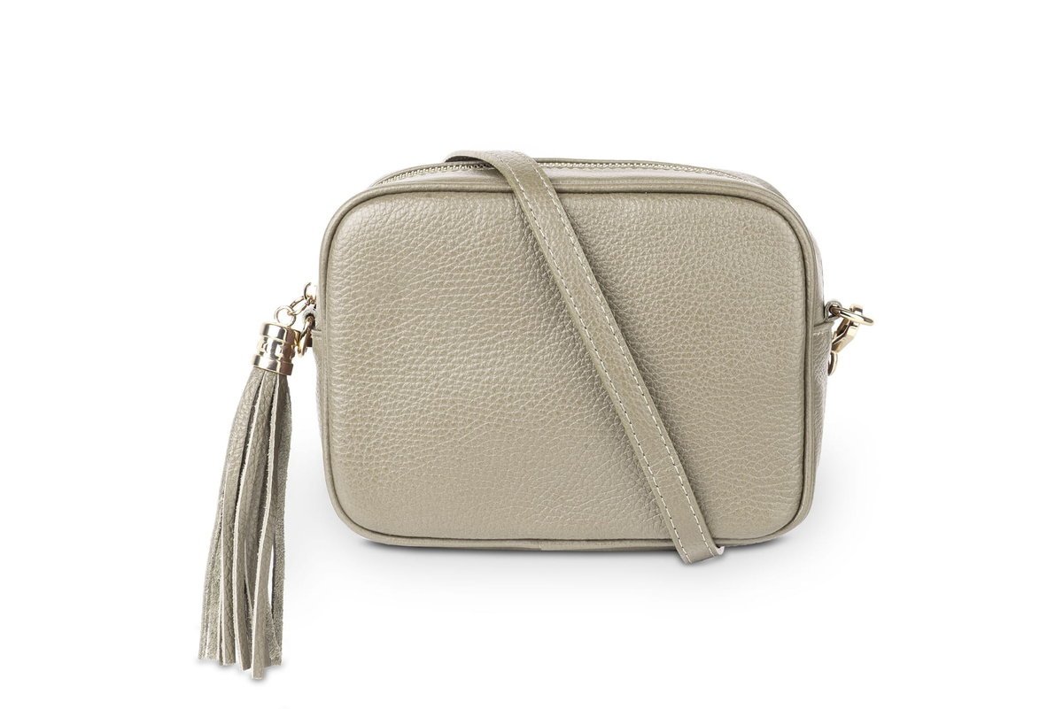 Torebka Skórzana Vera Pelle Scatola Beżowa