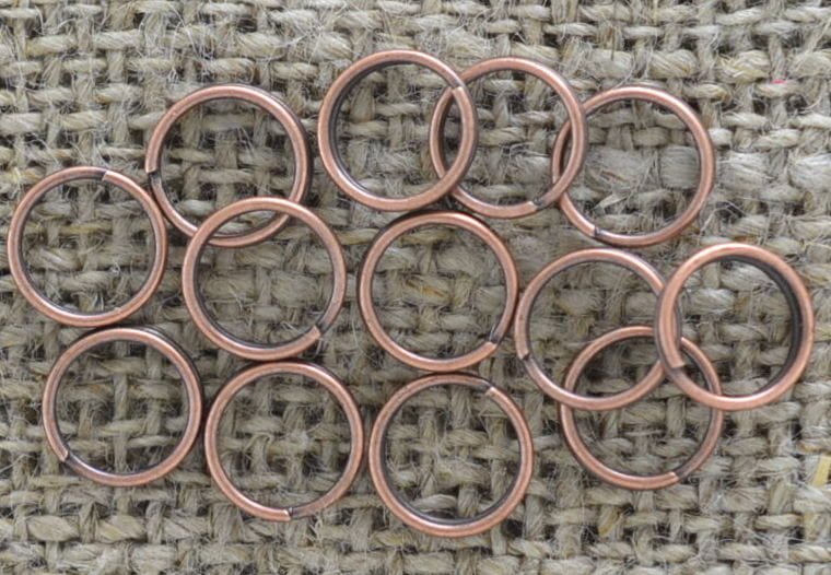 [-01003] Ogniwka sprężynki 7mm miedziane 100szt