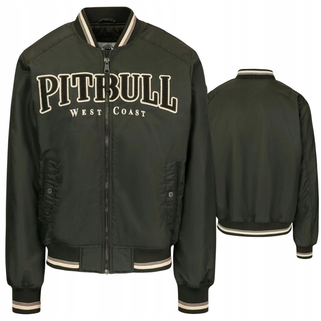 PITBULL WEST COAST KURTKA MĘSKA PIKOWANA PRZEJŚCIOWA DETROIT ZIELONA 3XL