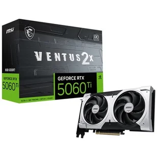 MSI GeForce RTX 5060 Ti Ventus 2X OC Plus 8GB DLSS 4 - Karty graficzne - miniaturka - grafika 1