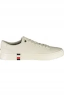 Buty sportowe męskie - Tommy Hilfiger Męskie Buty Sportowe Biały Kolor: Biały, Rozmiar: 41 - miniaturka - grafika 1