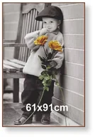 Ramki na zdjęcia - Rama aluminiowa do plakatu 61x91cm, brązowa / ARTVIC - miniaturka - grafika 1