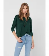 Swetry damskie - Only Sweter Damski Zielony Z Rękawem 3/4 Xl 1Sha - miniaturka - grafika 1