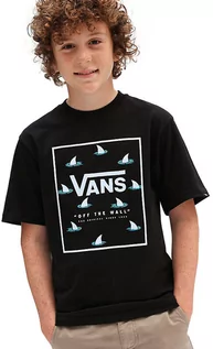 Koszulki dla dziewczynek - Vans PRINT BOX BLACK/SHARK FIN t-shirt dziecięcy - M - grafika 1