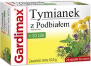 Tactica Gardimax Tymianek z Podbiałem + 20 Ziół 24 pastylki do ssania 3198361